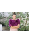 Stole Kim Sizes One size Colours Purple mink