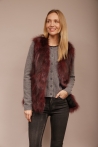 Vest Lia Sizes M Colours Burgundy