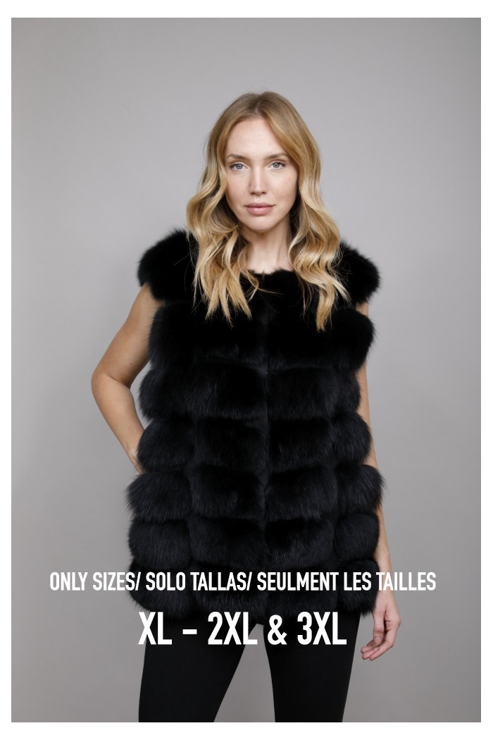 Gilet Cindy Tailles XL  Couleurs Noir