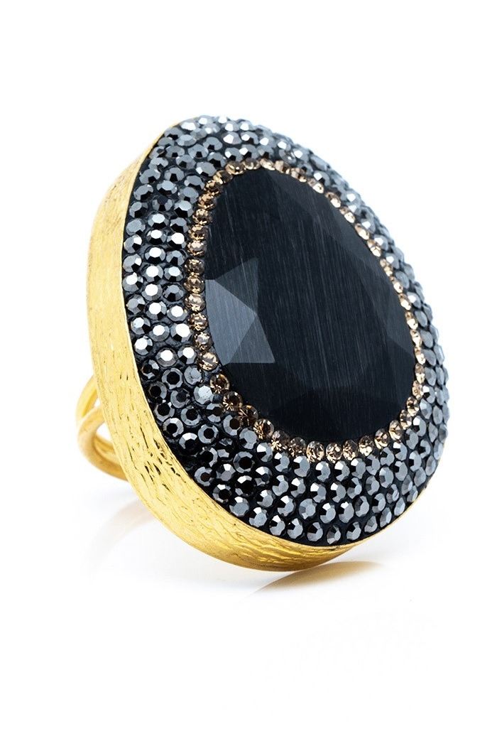 Tiffany ring Colours Black Sizes Adaptable