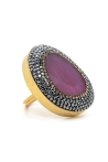 Bague Tiffany Tailles Adaptable  Couleurs Prune