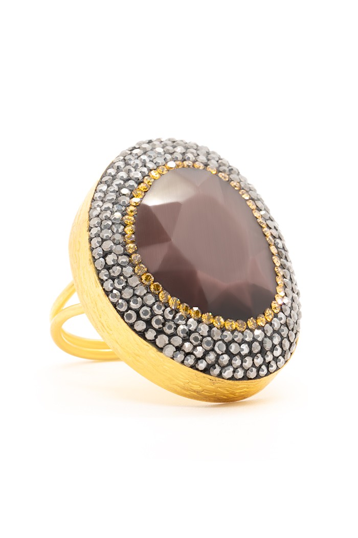 Bague Tiffany Tailles Adaptable  Couleurs Prune