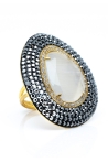 Bague Melany  Couleurs Blanc Tailles Adaptable