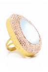 Bague Diane Tailles Adaptable  Couleurs Rose Vif