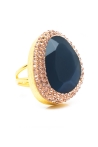 Bague Jolie  Couleurs Bleu Tailles Adaptable