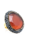 Anillo Monet Tallas Adaptable Colores Aguamarina