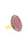 Bague Monet Tailles Adaptable  Couleurs Aigue-marine