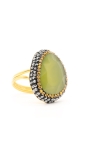 Anillo Monet Tallas Adaptable Colores Aguamarina