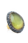 Bague Keira  Couleurs Vert Lime Tailles Adaptable