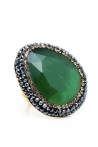 Bague Keira  Couleurs Vert Lime Tailles Adaptable