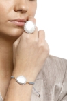 Bague Nora  Couleurs Blanc Tailles Adaptable