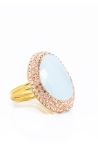 Bague Payton  Couleurs Bleu Tailles Adaptable