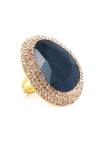 Bague Rachel Tailles Adaptable  Couleurs Bleu Jean