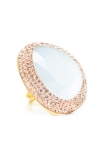 Bague Rachel Tailles Adaptable  Couleurs Bleu Jean