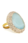 Bague Rachel Tailles Adaptable  Couleurs Bleu Jean