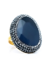 Bague Adele Tailles Adaptable  Couleurs Aigue-marine