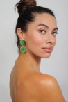 Boucle d'oreille Briona  Couleurs Vert Tailles Une taille