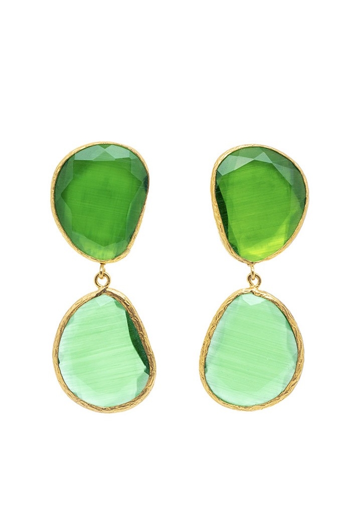 Briona earring Colours Green Sizes One size