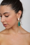 Florence earring Sizes One size Colours Aquamarine and Dusty Pink