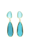 Florence earring Sizes One size Colours Aquamarine and Dusty Pink