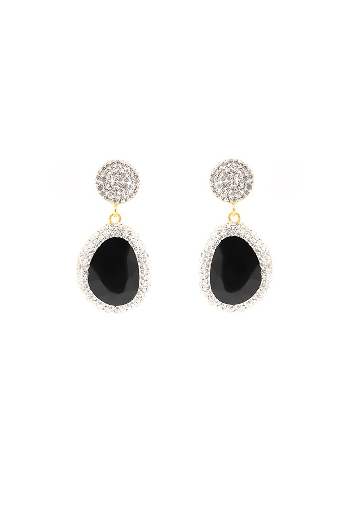 Boucle d'oreille Jenna  Couleurs Noir Tailles Une taille