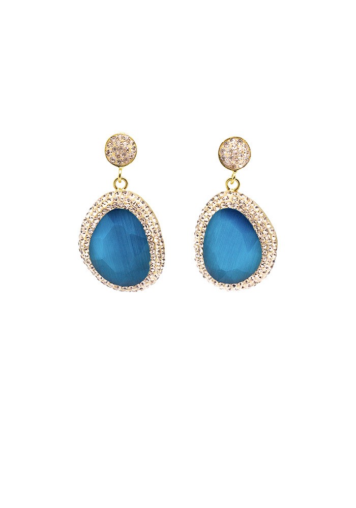 Scarlet earring Sizes One size Colours Sea blue