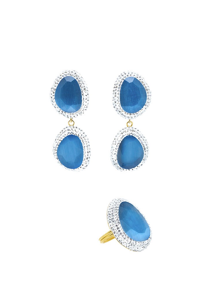 Idra earring Sizes One size Colours Sea blue