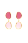 Boucle d'oreille Silvia Tailles Une taille  Couleurs Rose Vif et Rose