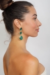 Moira earring Sizes One size Colours Pink with green and yellow