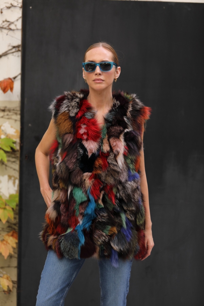 Gilet Valeria Tailles S  Couleurs Multicolore