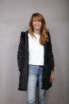 Reversible rabbit fur jacket convertible to vest Thila Sizes S Colours Black