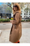 Trench coat Leyla Tailles XS  Couleurs Camel