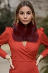 Collar Fiore Colours Burgundy Sizes One size