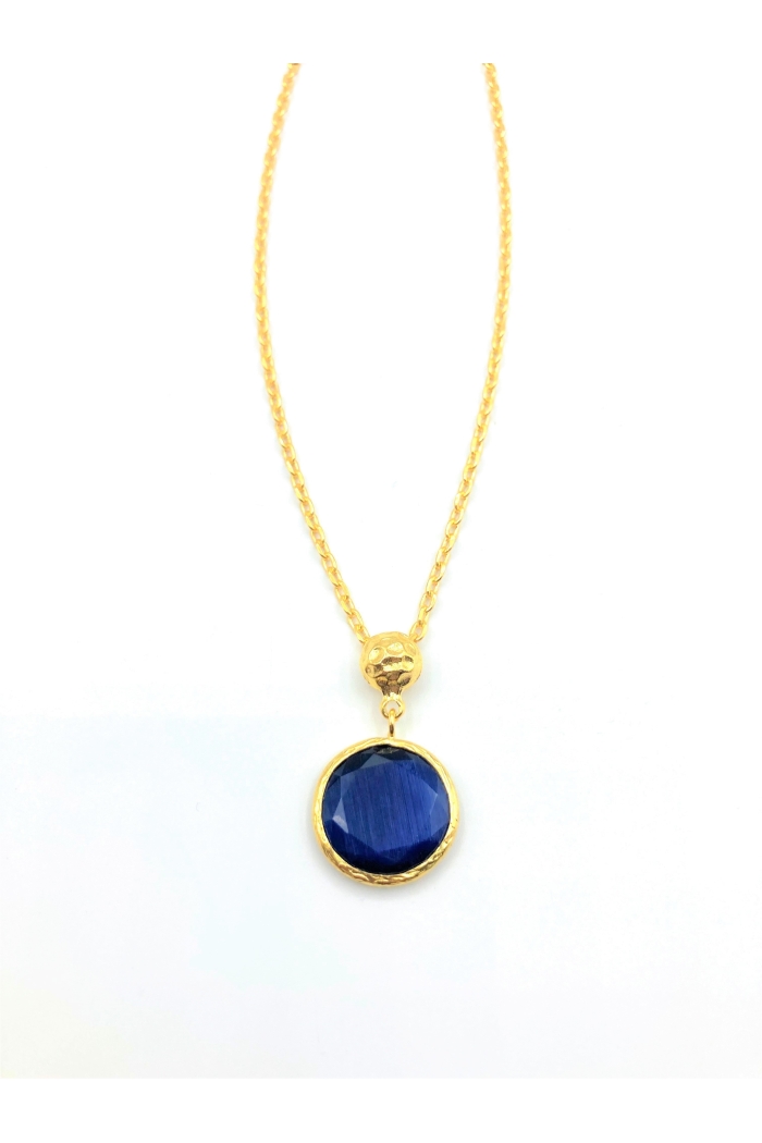 Collier Carola Tailles Une taille  Couleurs Bleu foncé