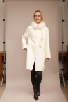 Manteau  Amaya Tailles S  Couleurs Blanc cassé