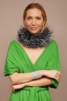 Collar Hilde Sizes One size Colours Greenish Gray