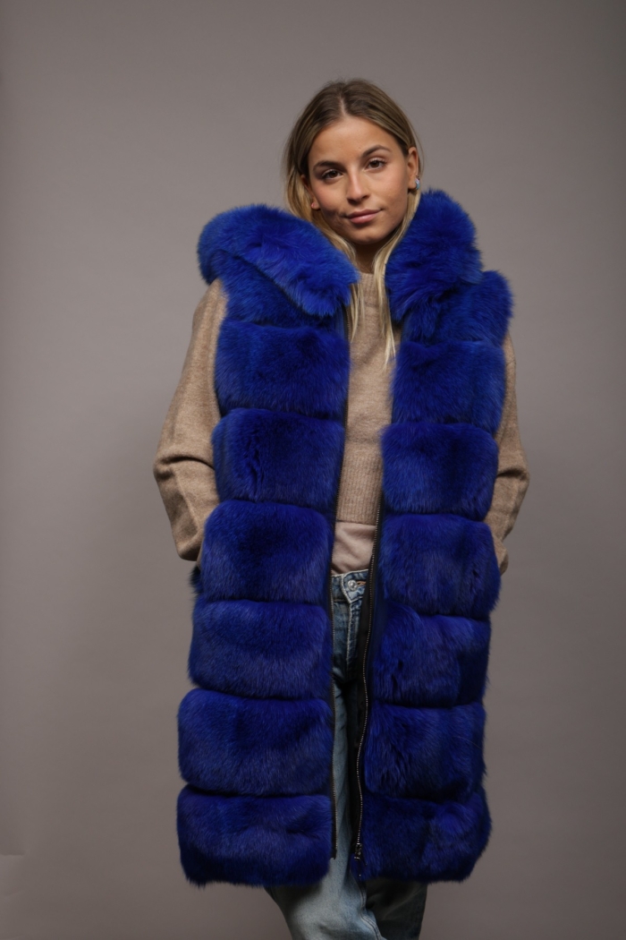 Gilet Denise Tailles M  Couleurs Bleu