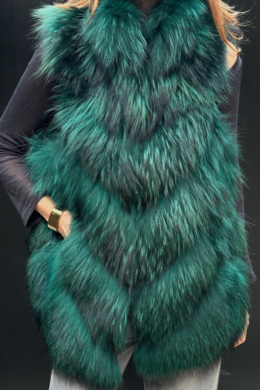 Gilet  Joana Tailles M  Couleurs Vert