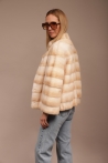 Chaqueta Rebeca Tallas M Colores Beige degradado