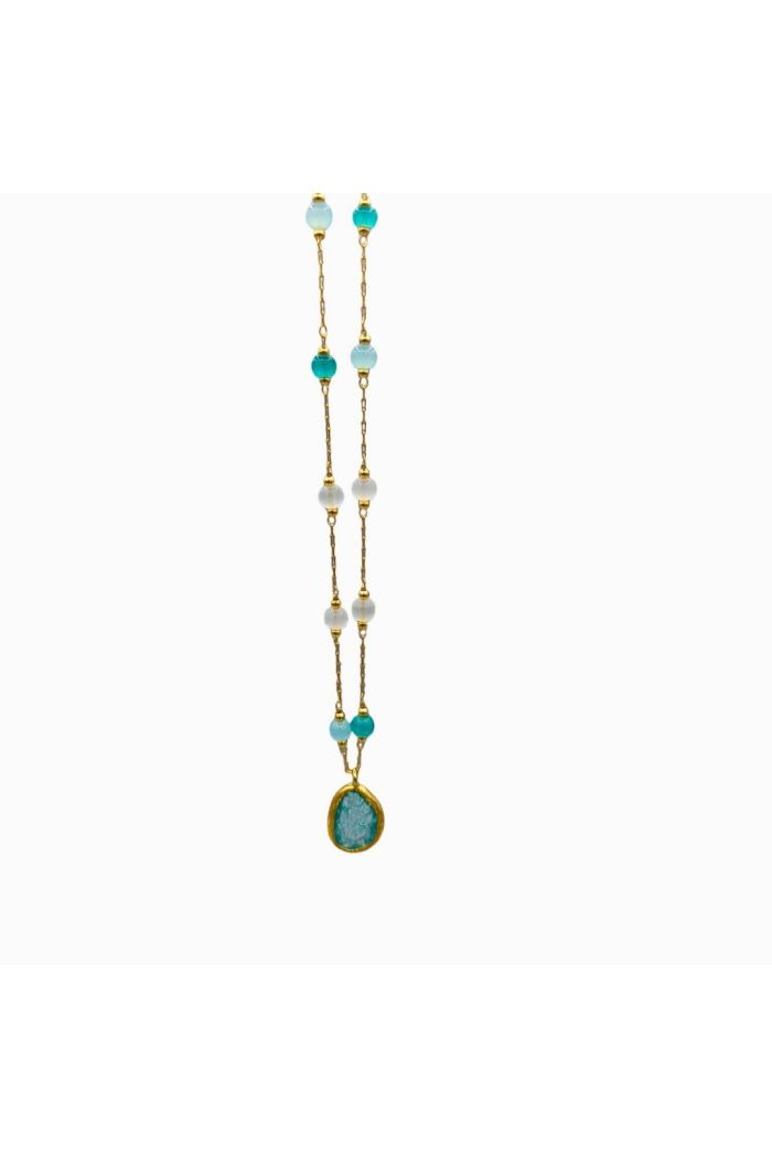 Siona necklace Sizes One size Colours Aquamarine