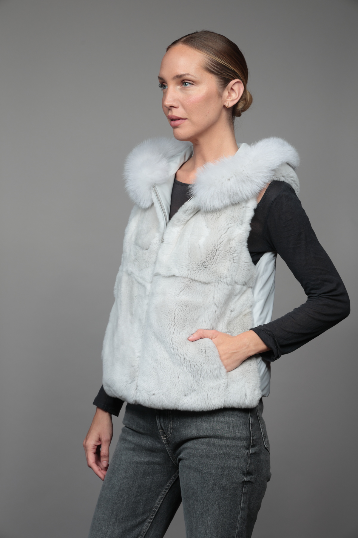 Gilet Caroline Tailles S  Couleurs Glace