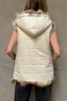 Gilet Barbara Tailles M  Couleurs Beige naturel