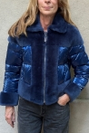 Veste Erika Tailles S  Couleurs Bleu