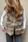 Gilet Milan Tailles S  Couleurs Beige naturel