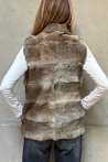 Gilet Milan Tailles S  Couleurs Beige naturel