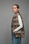 Gilet Milan Tailles S  Couleurs Beige naturel