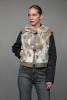 Gilet Pamela - S, Beige naturel