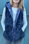 Gilet Donna Tailles M  Couleurs Bleu marine