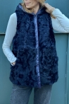 Gilet Donna Tailles M  Couleurs Bleu marine