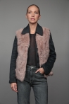 Gilet Zina - S, Vieux rose